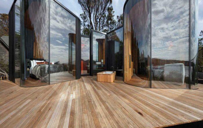 پاویون های ساحلی در Lodge Freycinet