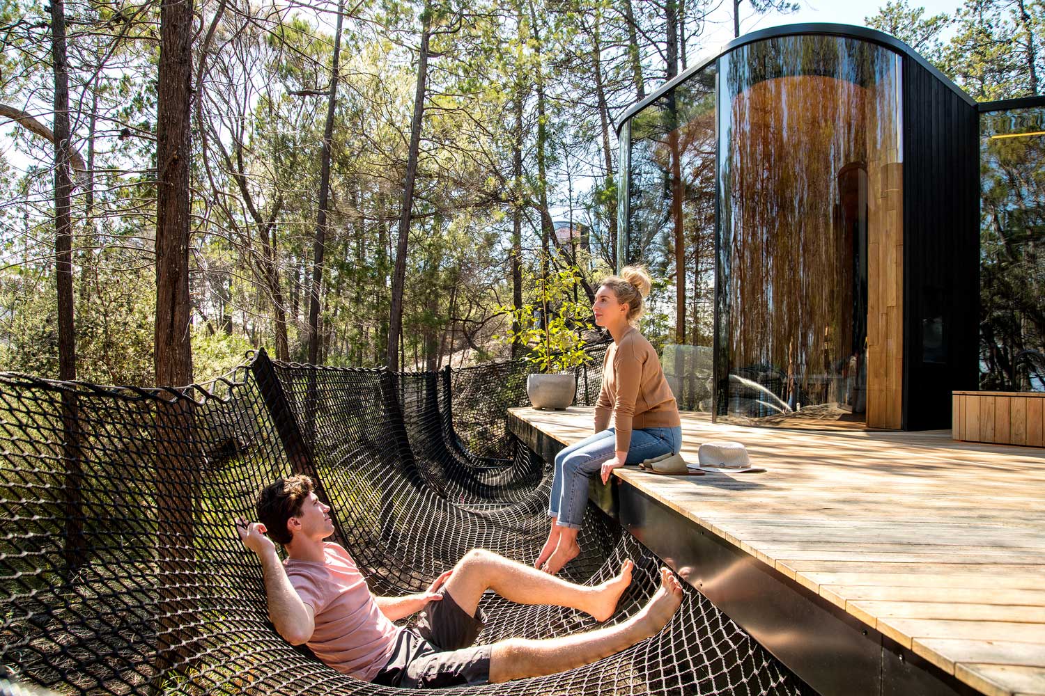پاویون های ساحلی در Lodge Freycinet