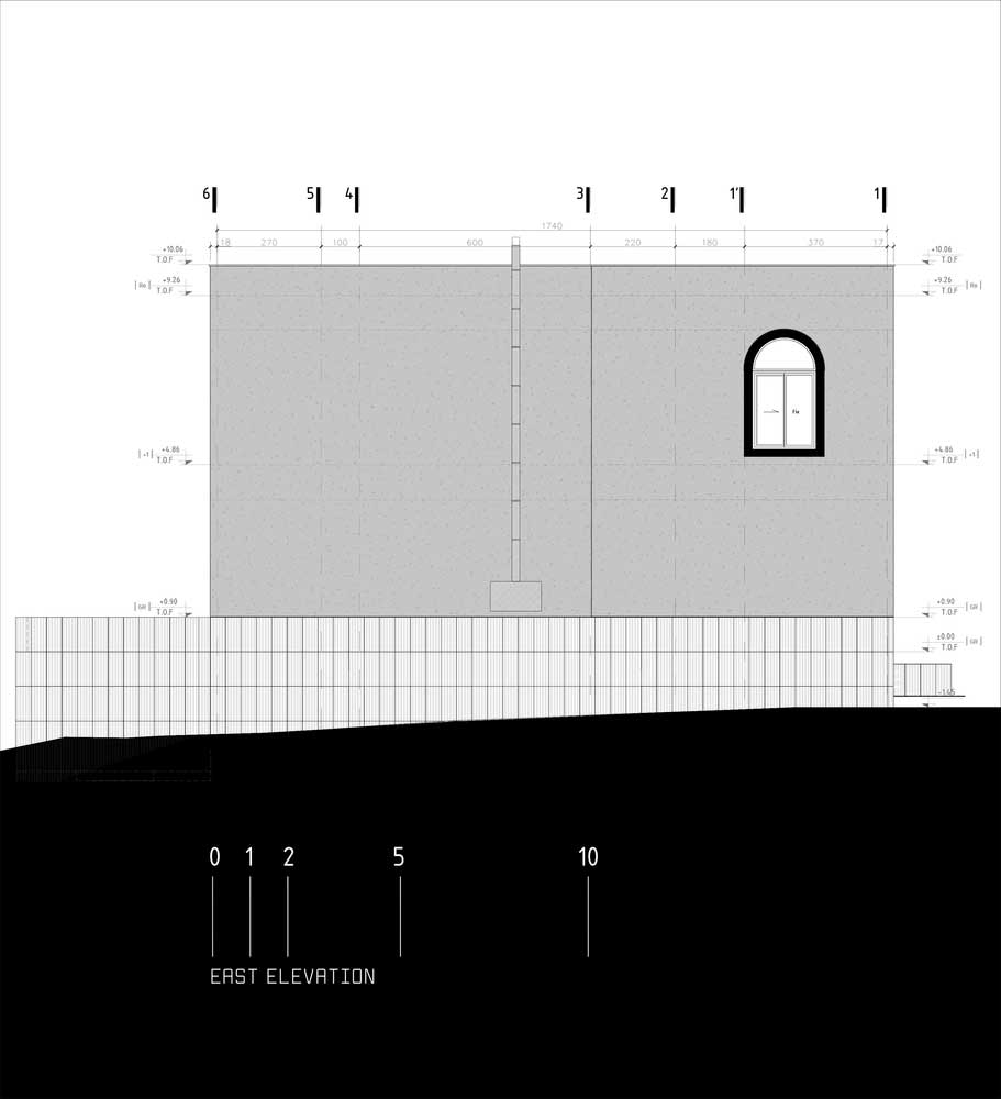MADI_ELEVATION_EAST Villa Madi / Dida Office