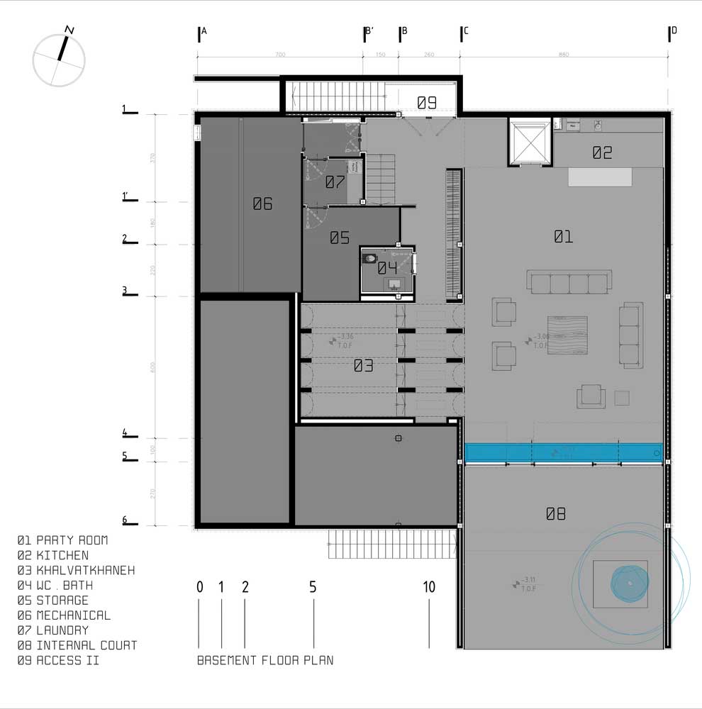 MADI_PL_0_BASMENT Villa Madi / Dida Office