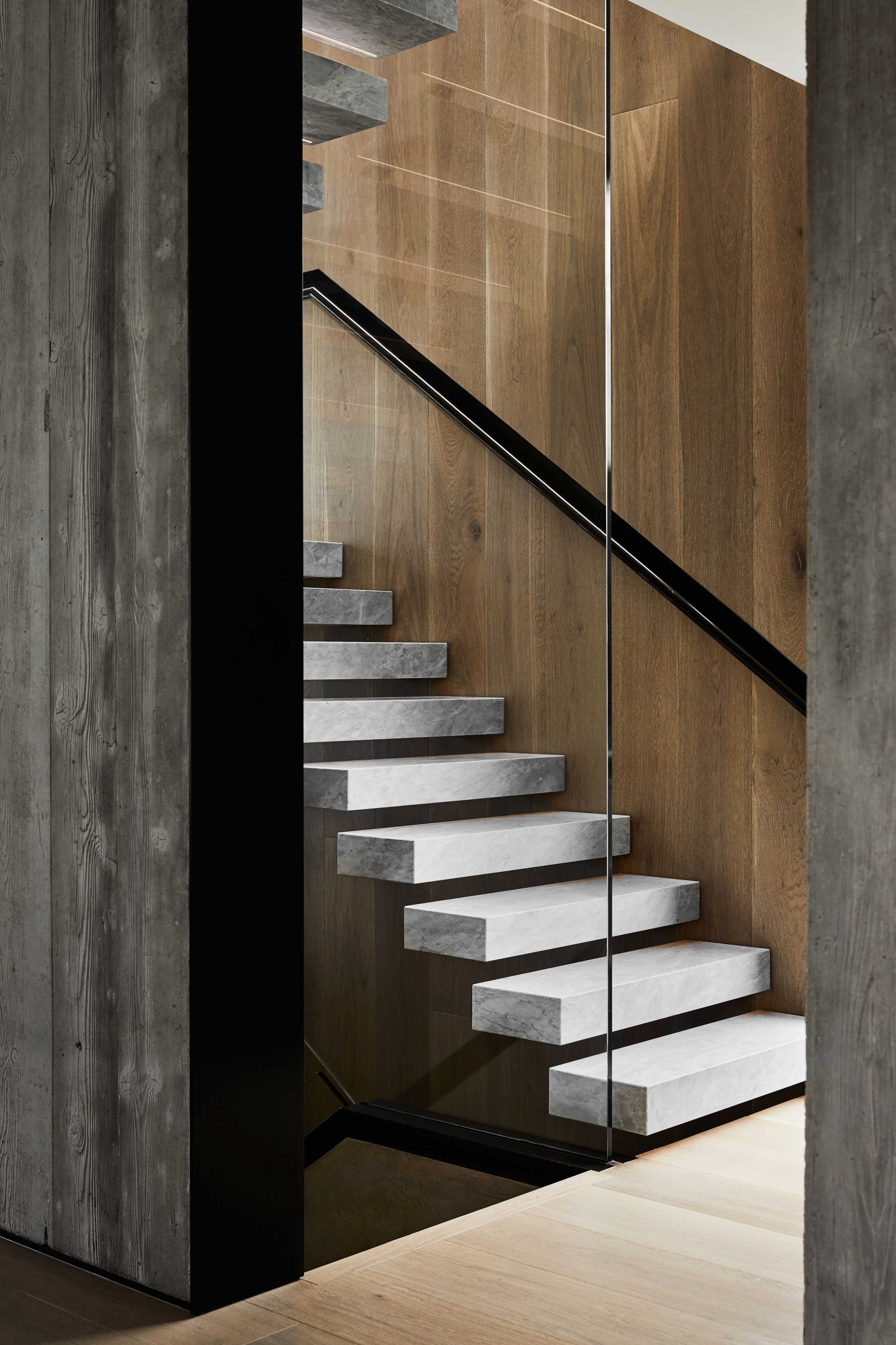 Split-home-Staircase- The Split Home